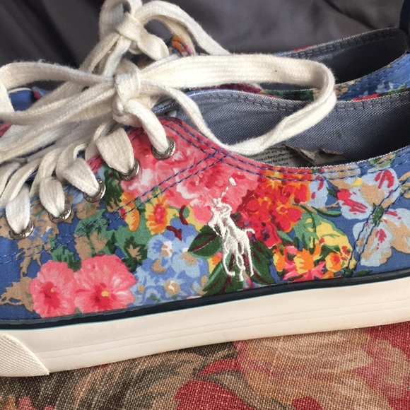 Ralph Lauren floral shoes - Picture 2 of 7